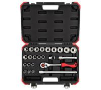 Gedore RED Socket Wrench Set 1/2" 10-32 mm 24 pieces