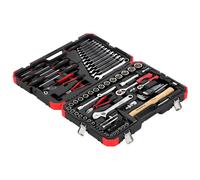 Gedore RED Socket Wrench Set 1/4" + 1/2" 100 Pieces 4-32 mm