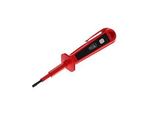 GEDORE red Test screwdriver with impact-resistant handle, Measuring range max. 250 volts, Slip guard, Phase tester, R38121312