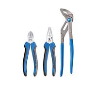 Gedore S 8393 3 Piece Plier Set Side Cutters Snips Waterpump Combination Pliers