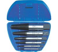 GEDORE Screw Extractor Set Chrome Vanadium Steel 54 HRC in Clear Plastic Box 8 Pieces M3-M45