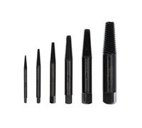 GEDORE Screw Extractor Set, Chrome Vanadium Steel, 54 HRC, Transparent Plastic box, 6 Pieces, M3-M24