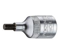 Gedore Screwdriver Bit 1/4" Internal Hexagon 4 mm