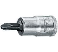 Gedore Screwdriver bit IKS19 DIN3120 [Pack of 1/2 Inch, Square, 1 6656810