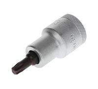 GEDORE Screwdriver bit socket Torx, Short, T30, AF 5.52 mm, 1/2" 12.5 mm, Screwdriver bit socket, Tool, ITX 19 T30