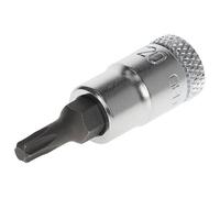 GEDORE Screwdriver bit socket Torx, T20, AF 3.86 mm, 1/4" 6.3 mm, Screwdriver bit socket, Tool, ITX 20 T20