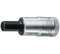 Gedore Screwdriver bit Socket 3/8 ", Hexagonal Cable 3/8" - in 30 3/8AF