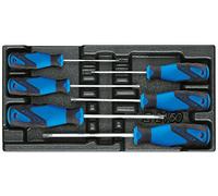 GEDORE Screwdriver Set in 1/3 ES Module, 1 Piece, 1500 ES-2163 TXB
