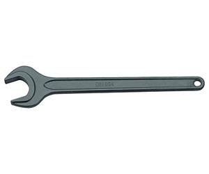 GEDORE Single Open-end Wrench, 1.1/16 inch, with Hanging Hole, high-Quality Vanadium Steel, Glare-Free Look, Manganese phosphated, According to DIN 894