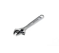 GEDORE Single open-ended adjustable spanner, AF 25 mm (1"), Scale, Swedish pattern, Chrome-plated, 60 CP 8