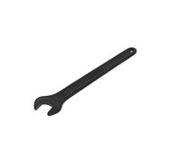 GEDORE Single Open-Ended Spanner, 10 mm, with Hanging Hole, high-Quality Vanadium Steel, Anti-Glare Look, Manganese phosphated, According to DIN 894