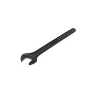 GEDORE Single Open-Ended Spanner 17 mm with Hanging Hole, High-Quality Vanadium Steel, Anti-Glare Look, Manganese Phosphated, According to DIN 894
