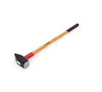 GEDORE Sledge Hammer 6 kg with ROTBAND-Plus Handle Attachment, Shatterproof Hickory Wood, 900 mm, Forged Hammer Head