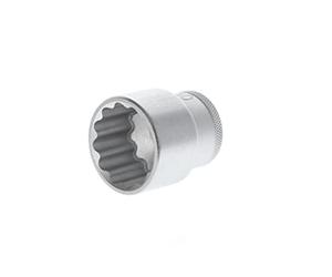GEDORE Socket, 1/2" 12.5 mm drive, Bi-hex, 30 mm AF, Tool, D 19 30, Chrome-plated steel