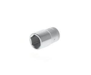 GEDORE Socket, 1/2" 12.5 mm drive, Hexagonal, 18 mm width, Tool, 19 18, Chrome-plated steel