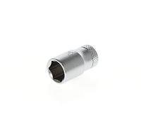 GEDORE Socket, 1/4" 6.3 mm drive, Hexagonal, 10 mm width, Tool, 20 10, Chrome-plated steel