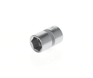 GEDORE Socket, 1/4" 6.3 mm drive, Hexagonal, 11 mm width, Tool, 20 11, Chrome-plated steel