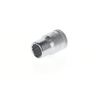 GEDORE Socket, 3/8" 10 mm drive, Bi-hex, 10 mm AF, Tool, D 30 10, Chrome-plated steel