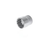 GEDORE Socket, 3/8" 10 mm drive, Bi-hex, 21 mm AF, Tool, D 30 21, Chrome-plated steel