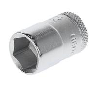GEDORE Socket, 3/8" 10 mm drive, Hexagonal, 13 mm width, Tool, 30 13, Chrome-plated steel