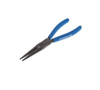 GEDORE Telephone Pliers, Long Nose, Toothed, Straight, Induction-Hardened, Non-Slip Handles, Length 200 mm, 8132-200 TL