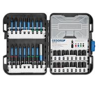 GEDORE Torsion Bit Set 666-032 - High Quality Bit Set for Professionals - 32-Piece Set Including Practical Storage Case with Bit Holder