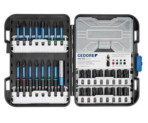 GEDORE Torsion Bit Set 666-032 - High Quality Bit Set for Professionals - 32-Piece Set Including Practical Storage Case with Bit Holder