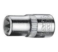 Gedore TX20E10 1/4-Inch - E10 x 25 mm Socket - Silver