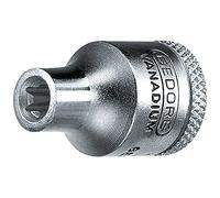 Gedore TX30E14 3/8-Inch E14 x 28 mm Socket - Silver
