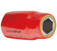 Gedore VDE1927 1/2-Inch 27 x 57.5 mm VDE 6 Hex Socket - Silver