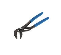 GEDORE Water pump pliers, Clamping width to 37 mm, Pushbutton width setting, Finger protection, Flat, Chrome-plated, 142 7 TL