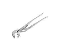 GEDORE Water pump pliers, Clamping width to 44 mm, Pushbutton width setting, Finger protection, Flat, Chrome-plated, 142 12 C
