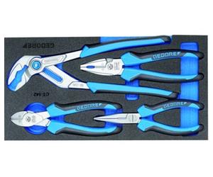 GEDORE Zangen-Sortiment 1500 CT1-142 4-Tlg, 2309025