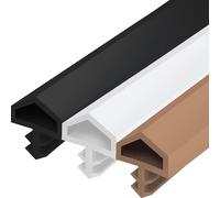 GedoTec 25 Metres - Door Seal for Wooden Frames - Plastic Soft PVC - Seam Width: 12 mm - Beige