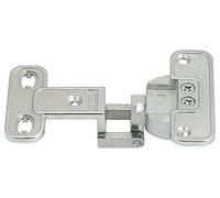 Gedotec Aximat 200A 2D Corner Hinge for Furniture Doors to Screw with Opening Angle 230° Made in Germany 1 Piece