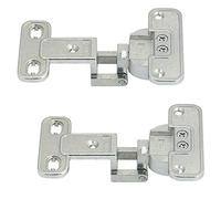 Gedotec Aximat 200A 2D Door Hinge Corner Stop Furniture Hinge for Screwing | Hinge with Opening Angle 230° | Made in Germany | Pack of 2 - Wide Angle Hinge for Furniture Doors