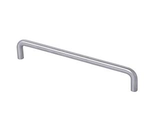 GedoTec® Bow handle Rod handle Furniture handle Door handle Brushed stainless steel Full material Length 74 - 842 mm Profile ø 10 MM Height 35 MM - 6.69"x0.39"x6.30"