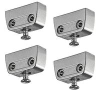 Gedotec Connecting Fitting trapezoidal Connector Metal Cabinet Connector Wood - RV Stahl | Corner Connector with Latching Function | Cabinet Connector for Furniture & cabinets