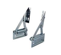 GedoTec® Corner hinge Top-hung bracket Folding carrier for Seat plates from wood with Pen - Plattengewicht bis 8 kg