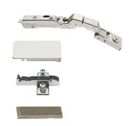 Gedotec Cup Hinge Tiomos Mirro | 1 Piece | for Mirror & Glass Doors | Soft-Closing Mechanism | Opening Angle 125° | Made in Germany | with Mounting Plate