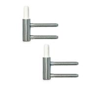 Gedotec Drill-in Hinge Variant Frame Part V 3400 WF for hinged Doors | Galvanized Steel | Stop DIN Left & Right | Load Capacity 40 kg