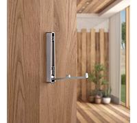 Gedotec Fold Up Wall Hooks | Slip-Free Coat Rack with 22 lbs. Weight Capacity | Java | Stainless Steel | Foldable & Wall Mounted Rack for Hanging | Hat & Towel Organizer | 120 x 16 x 15 mm | 1 Piece