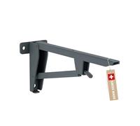 Gedotec Folding Support Folding Console Bench Console Heavy Duty Angle | ODIN | Depth 680 mm | Solid Steel | Load Capacity up to 150 kg | Pack of 1 - Foldable Heavy Duty Carrier for Wall Mounting