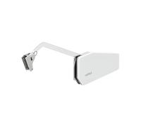 Gedotec Free Fold Folding Fitting, White, Type F3fo, Body Height 650-730 mm, Load Capacity 3.9-7.9 kg, Flap Fitting for Two-Piece Fronts 1:1, Folding Fitting for Kitchen Upper Cabinet
