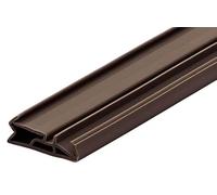 Gedotec Front Door Seal for Wooden Sides - 6m Silicone DS 155a | Dark Brown Sealing Tape With 4-5mm Groove Width, 15mm Width | Draught Excluder Window Waterproof