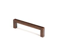 Gedotec Furniture Handle Made of Solid Metal, Pack of 5 Handles for Kitchen Cabinets Including Mounting Material, SIDO Furniture Handles, Copper with LA: 160 mm, Door Handles for Cupboards, Cupboard