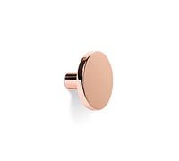 Gedotec Furniture knob, Antique, Cabinet knob, Polished Copper, Como, Metal Door knob, Round, Drawer knob, Diameter 41 mm, Chest of Drawers knob, Kitchen cabinets and Doors, 4 Pieces - Furniture knob