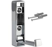 Gedotec JUNUS Folding Clothes Hook for Wall Mounting / Clothes Fan Metal Polished Chrome / Wall Hook for Screwing On / Pack of 1