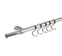 Gedotec Kitchen Rail Railing Set Railing Bar Rail System Paper Towel Holder Chef Set 105x15x20 cm Brand Quality Brand Quality for your living area - chrome, Reling Set 1200 mm