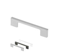 Gedotec Palermo Furniture Handle Made of Full Metal Chrome Polished with BA 320 mm | Handles for Kitchen Cabinets Including Fixings | Furniture Handles | Door Handles for Cupboards - Cupboard Handles